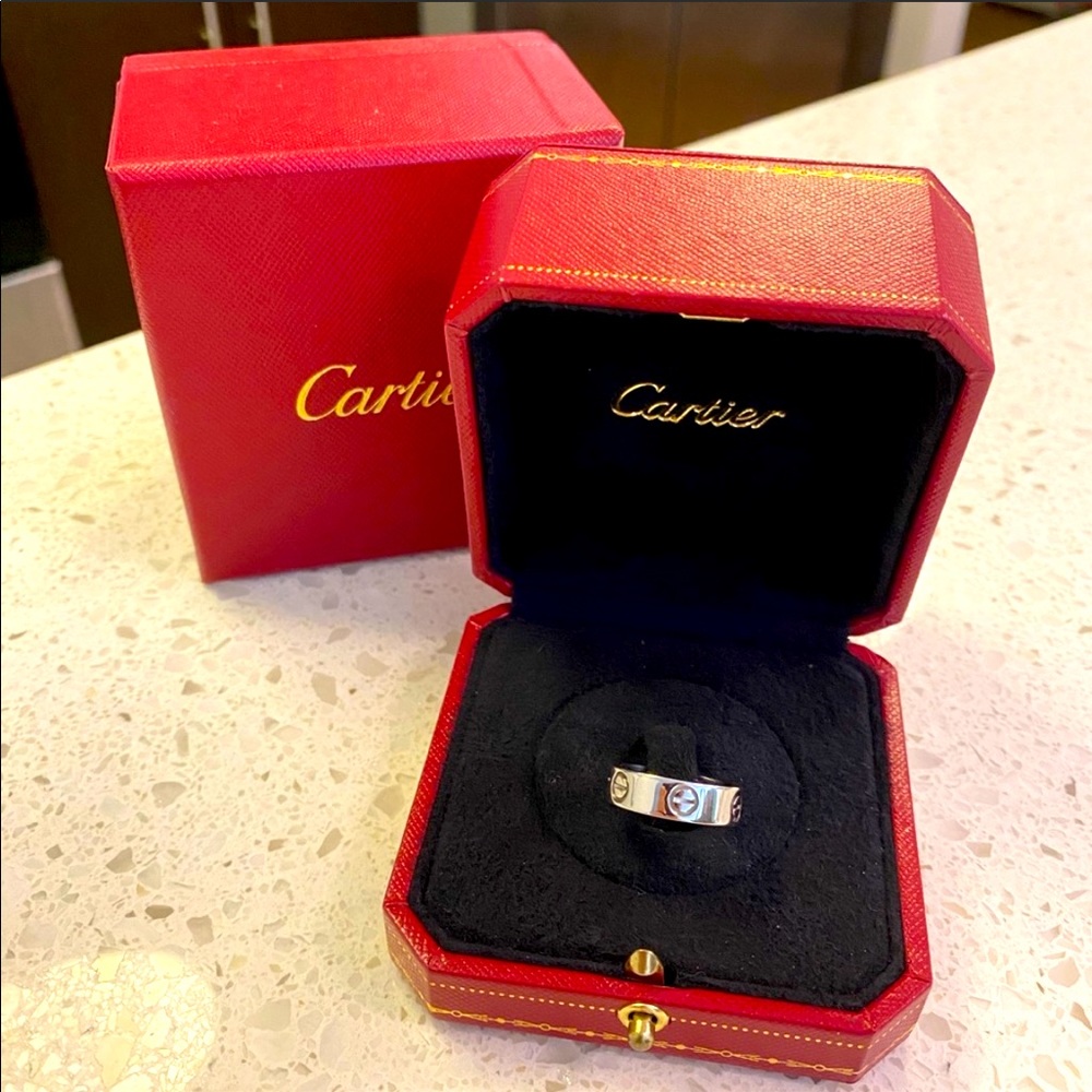 Cartier LOVE ring 18K white gold 5.5 mm